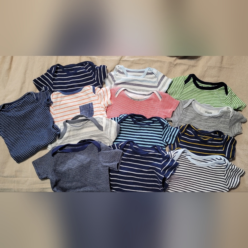 Striped Onesie Bodysuits